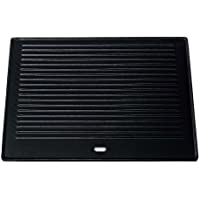 CLP Placa Parilla De Gas De Carbón I Parilla De Cocina Reversible En Hierro Fundido Reversible con Superficie Acanalada…